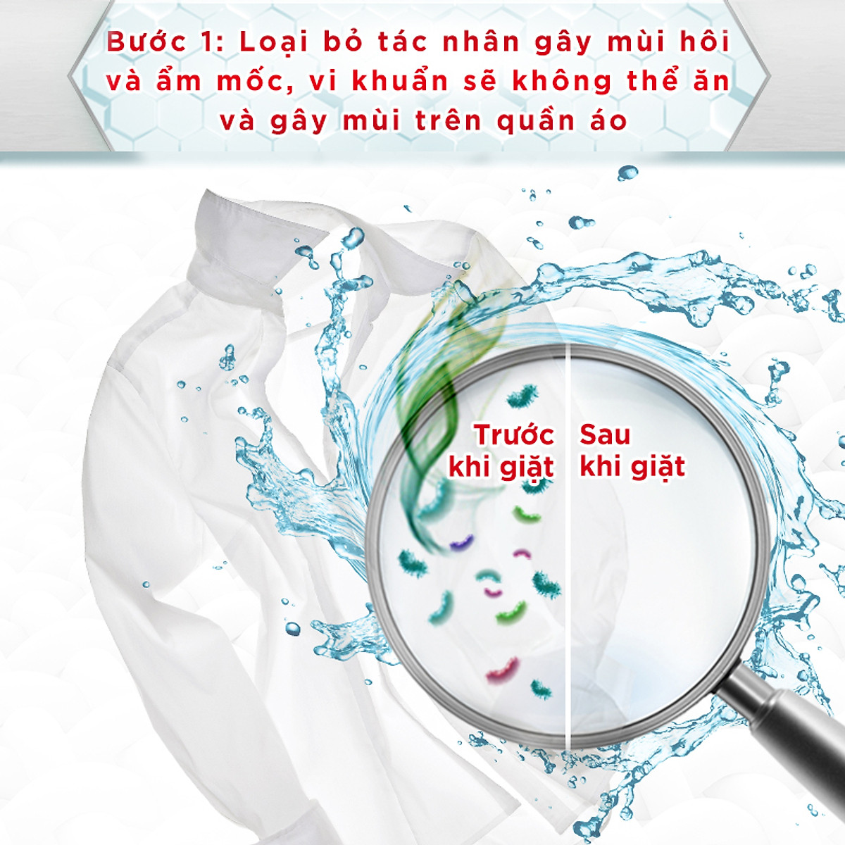 Nước Giặt Ariel Cửa Trước Tươi mát rực rỡ 3,2kg nước giặt cửa trước