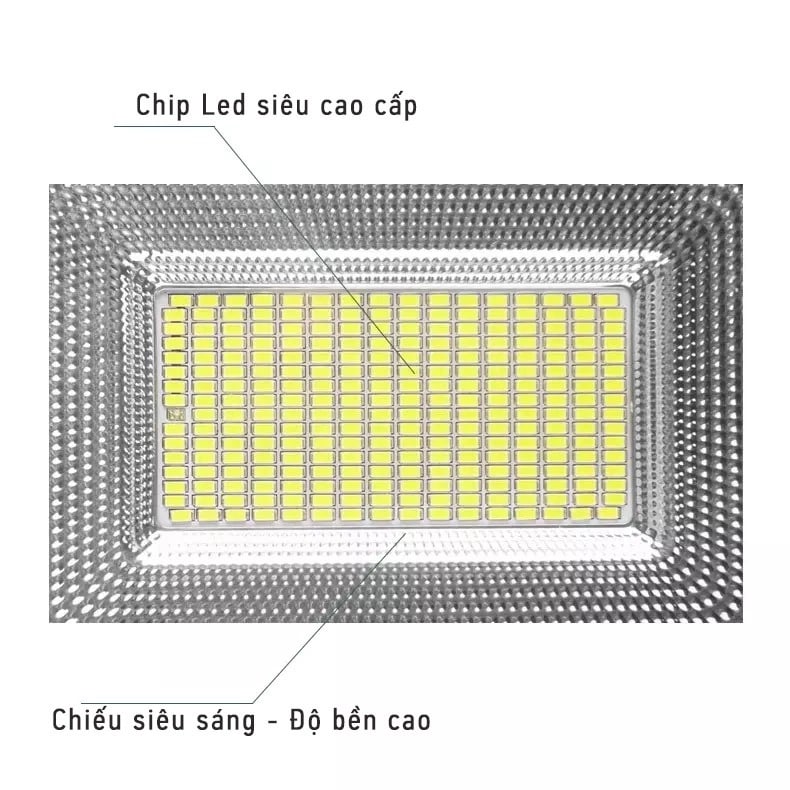 Đèn năng lượng mặt trời 100W SUNECO [ CÓ BÁO PIN ] , đèn pha led năng lượng mặt trời Kèm tấm pin rời có remote điều khiển từ xa tiện lợi và thông minh, cảm biến tự động, dây nối 5m, thời gian sáng 10 - 14h, bảo hành 24 tháng