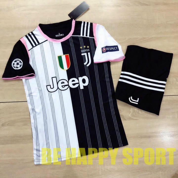Bộ Quần Áo Thể Thao JUVENTUS (JUVE) Đen Trắng Vải Thun Thái Độc Đáo - Áo Đá Banh PP Bởi TrenDos