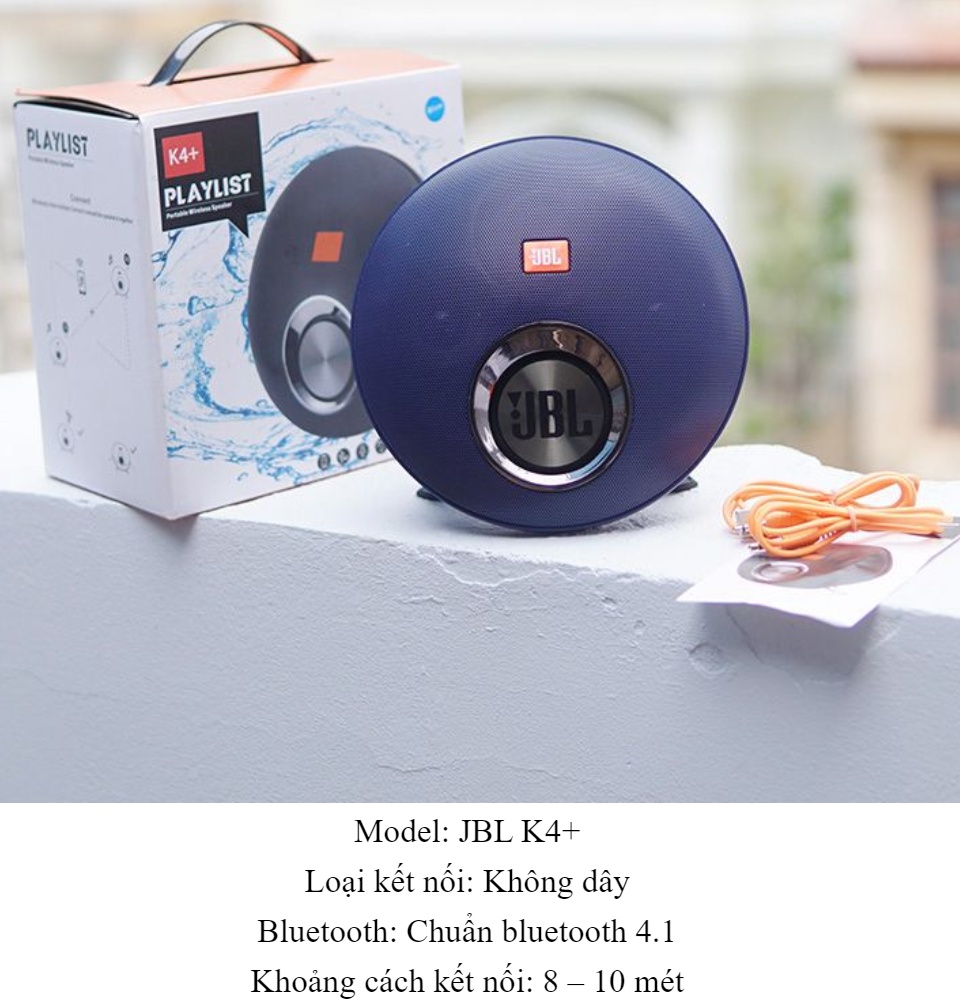 Loa Bluetooth JBL Giá Rẻ HCM Loa Bluetooth JBL K4 Plus Kiêm Pin Dự Phòng 4000mAh Loa bluetooth JBL K4K4 PLUS bảng giá 32021 Loa bluetooth playlist K4+ Loa bluetooth JBL K4