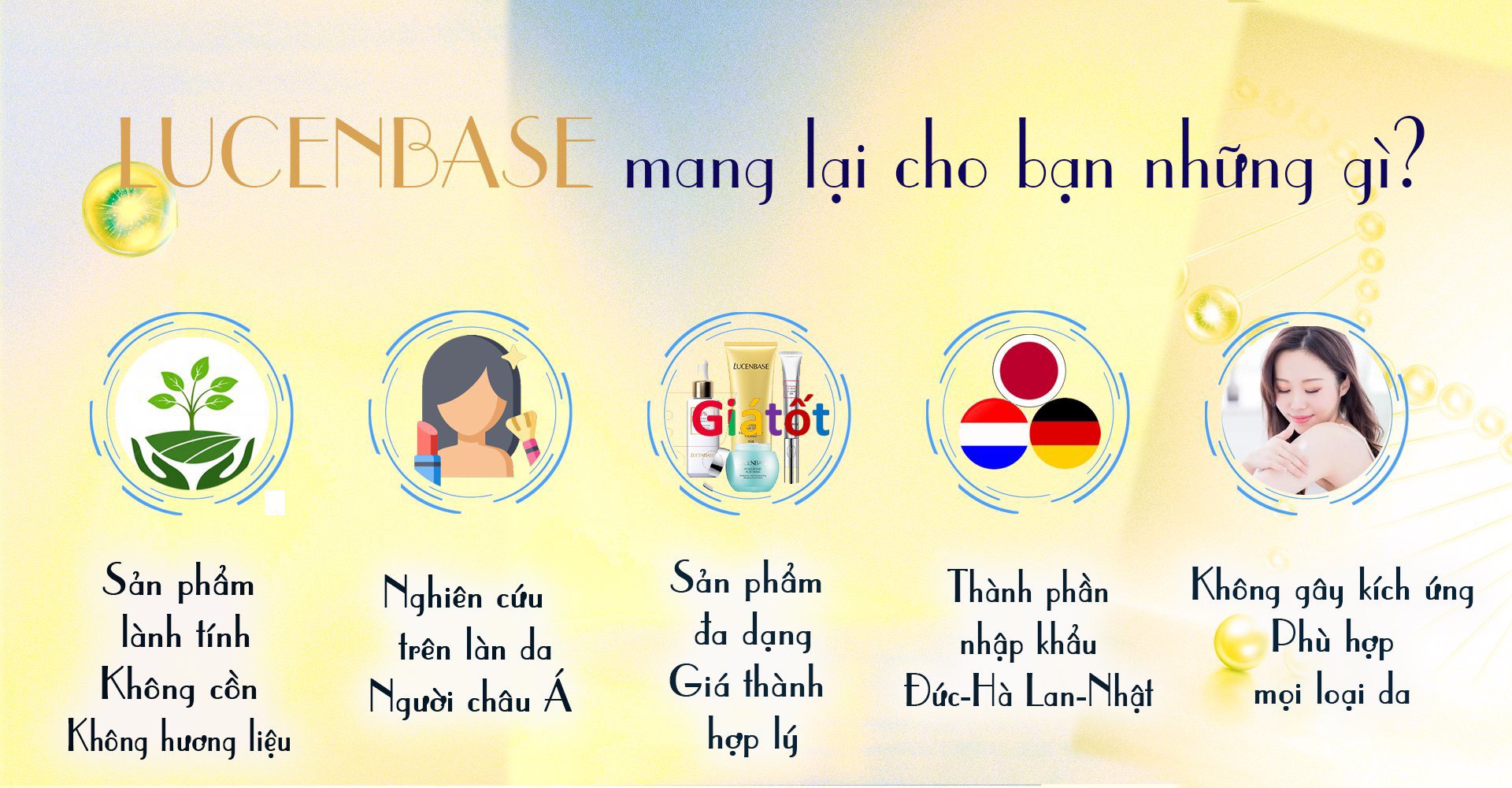 Toner Niacinamide B3 Lucenbase - Sáng da, Cấp ẩm, Se lỗ chân lông, Kiềm dầu.