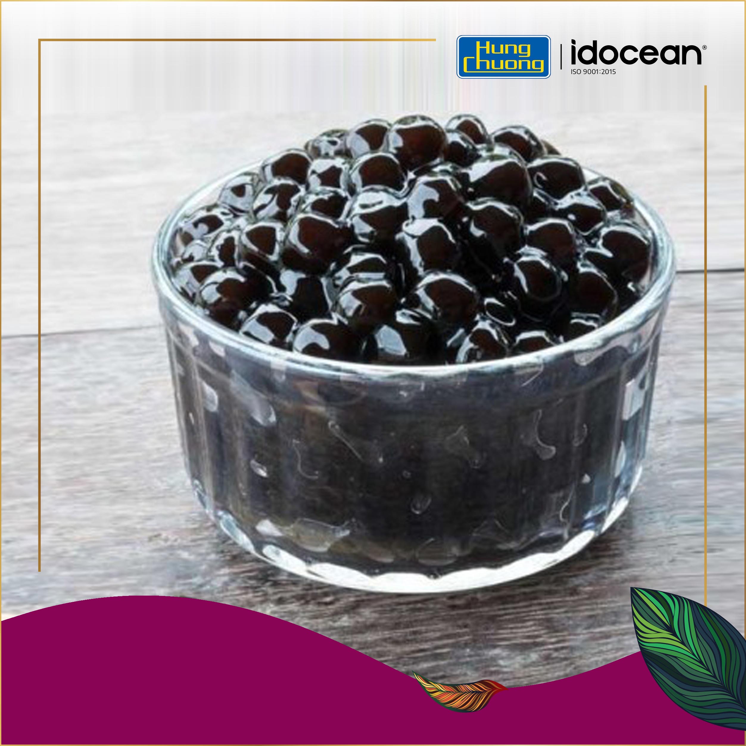 Hạt Thủy Tinh Nho - Hùng Chương - 1kg & 3.2kg - Topping tuyệt hảo cho thức uống (trân châu, hạt jelly, thạch jelly, topping trà sữa - trà trái cây)