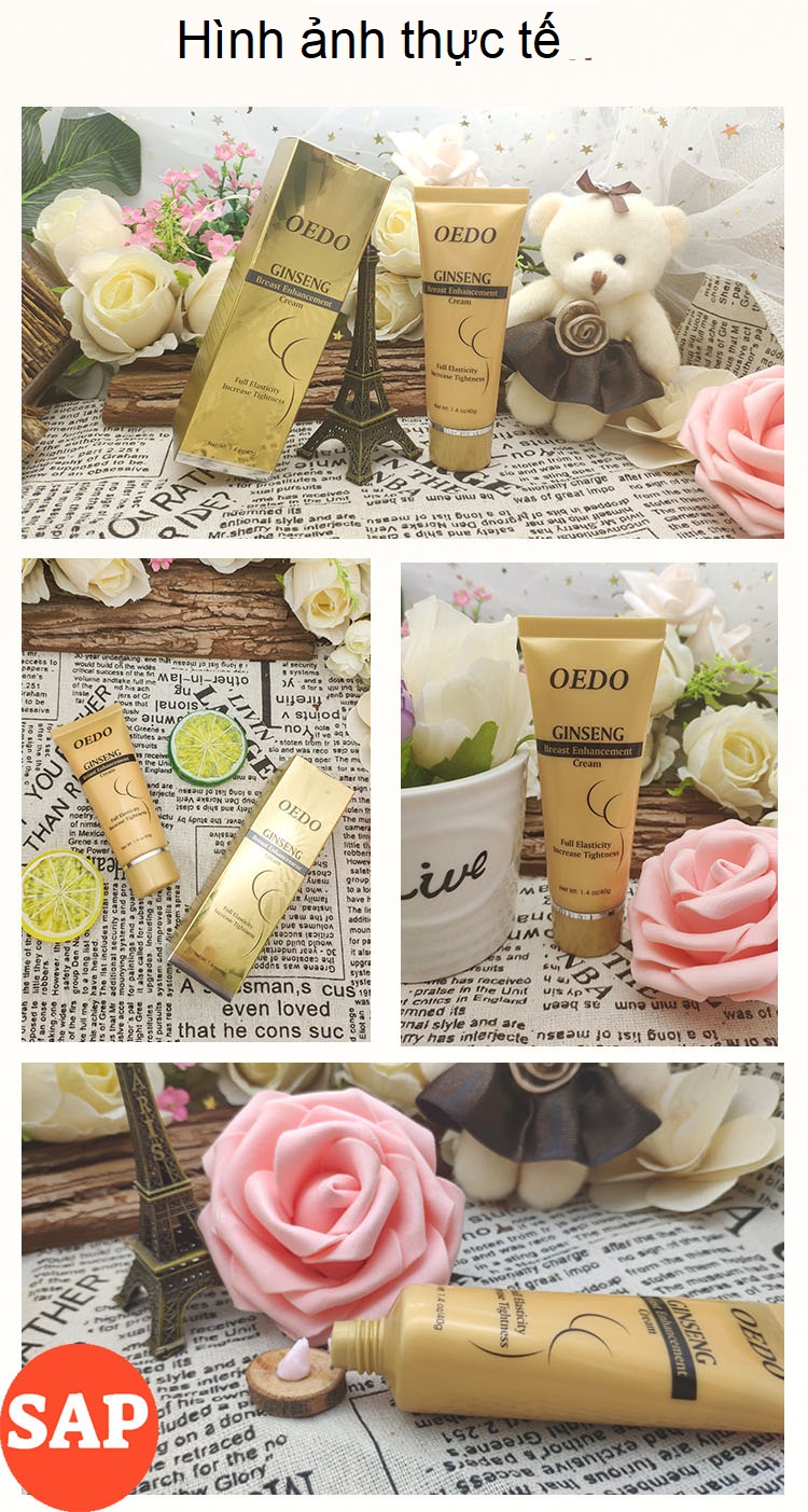 Kem Nâng Ngực, Nâng Mông OEDO Chiết Xuất Nhân Sâm Chăm Sóc Và Giữ Ẩm, Tạo Vòng Môt Săn Chắc Ginseng Breast Enhancement Cream