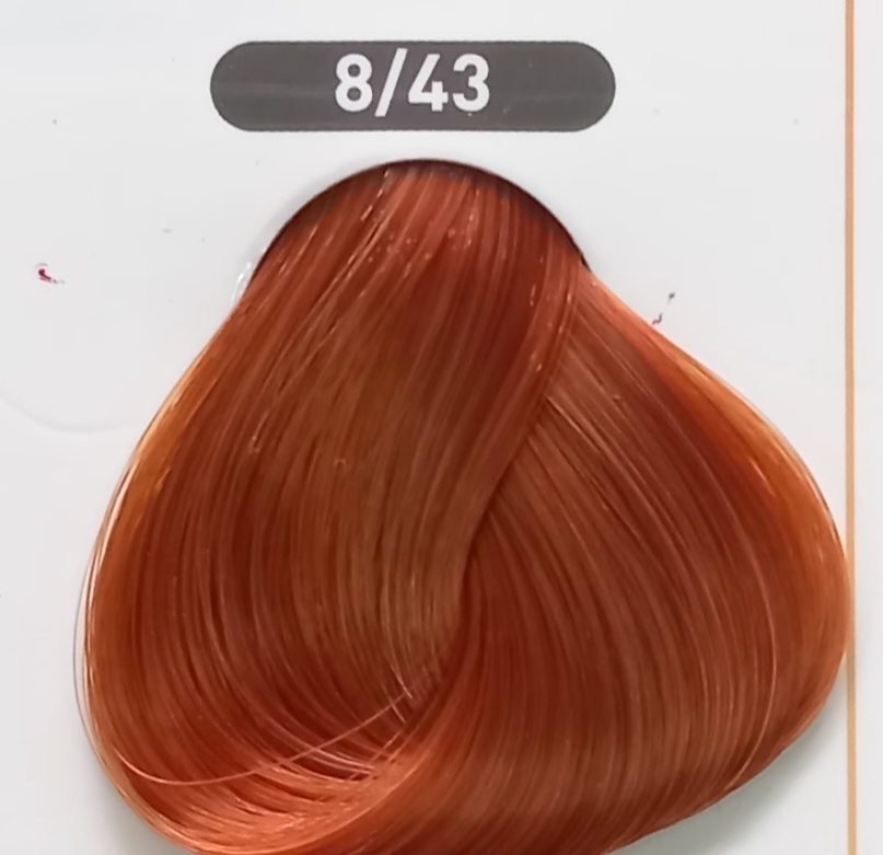 nhuộm lavox tone đồng Copper 9/4..6/43 Nano Collagen 3D Lavox  Hair  color cream 100ml - Thuốc nhuộm 