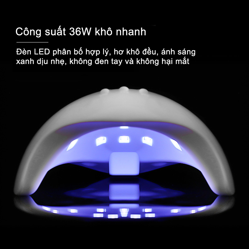 Máy hơ móng tay sơn gel Star nhanh khô, máy hong khô móng tay, móng chân 36W