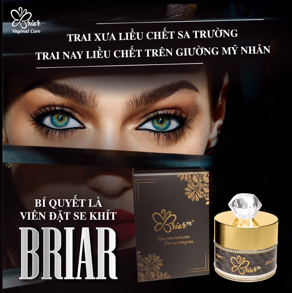 4 Viên đặt thảo mộc Briar pk se khít vùng kín hiệu quả sau 2giờ viên đặt nhỏ gọn, tự tan chảy không cần moi (che tên nhạy cảm)
