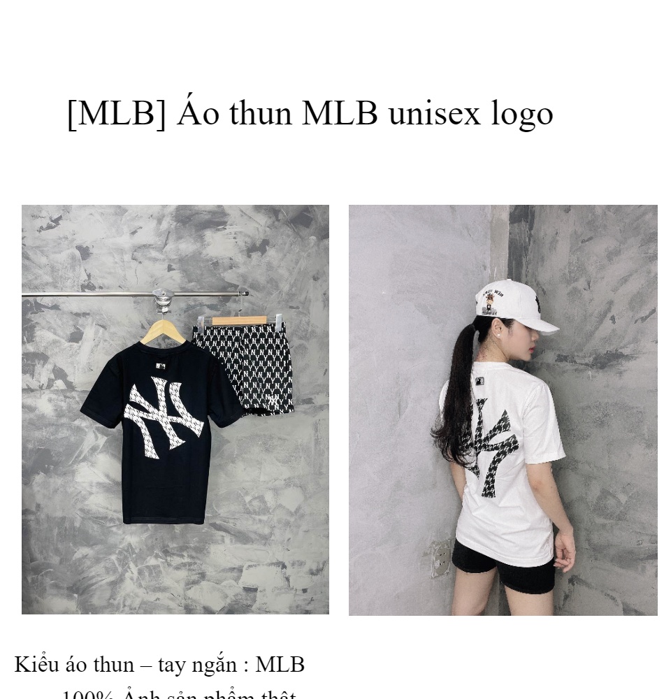 Tặng Túi Giấy MLBÁo MLB Monogram Full Màu Full Tag Logo Thêu Siêu Phẩm   Shopee Việt Nam
