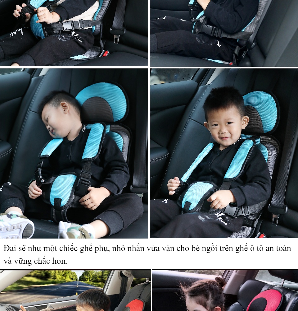 đai an toàn cho bé, đai đỡ em bé đi ô tô, ghế ngồi cho em bé trên ô tô chất liệu cao cấp, êm ái, giúp bé an toàn trên ô tô. bảo hành uy tín bởi uranius 2