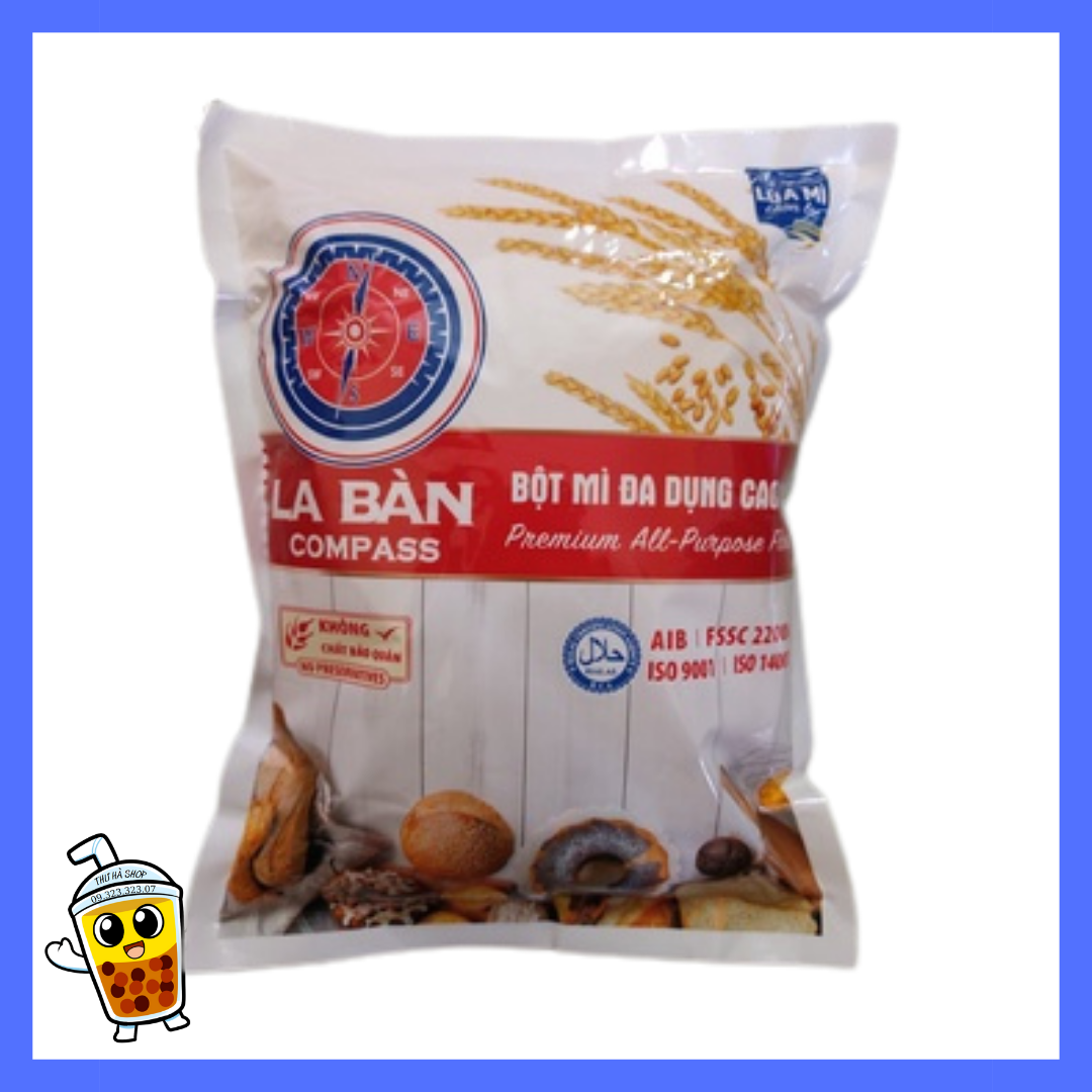 bột mì đa dụng MEIZAN / bột mì đa dụng cao cấp la bàn MEIZAN 500g/1kg