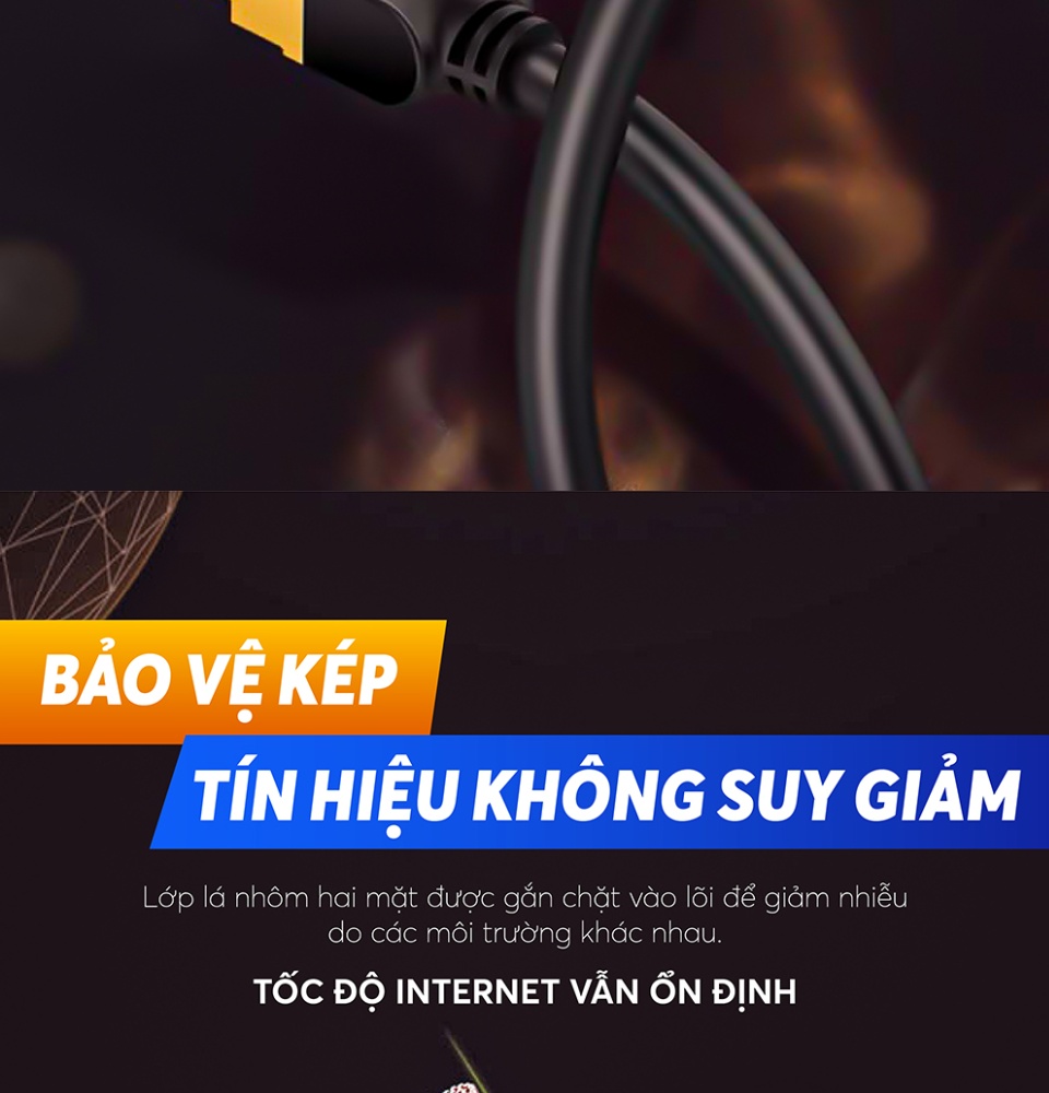 Cáp mạng 2 đầu đúc bọc hợp kim Cat7 STP, dạng dây tròn dài từ 0.5-25M UGREEN NW107 Cáp mạng 2 đầu đúc bọc hợp kim Cat7 STP, dạng dây tròn dài từ 0.5-25M UGREEN NW107