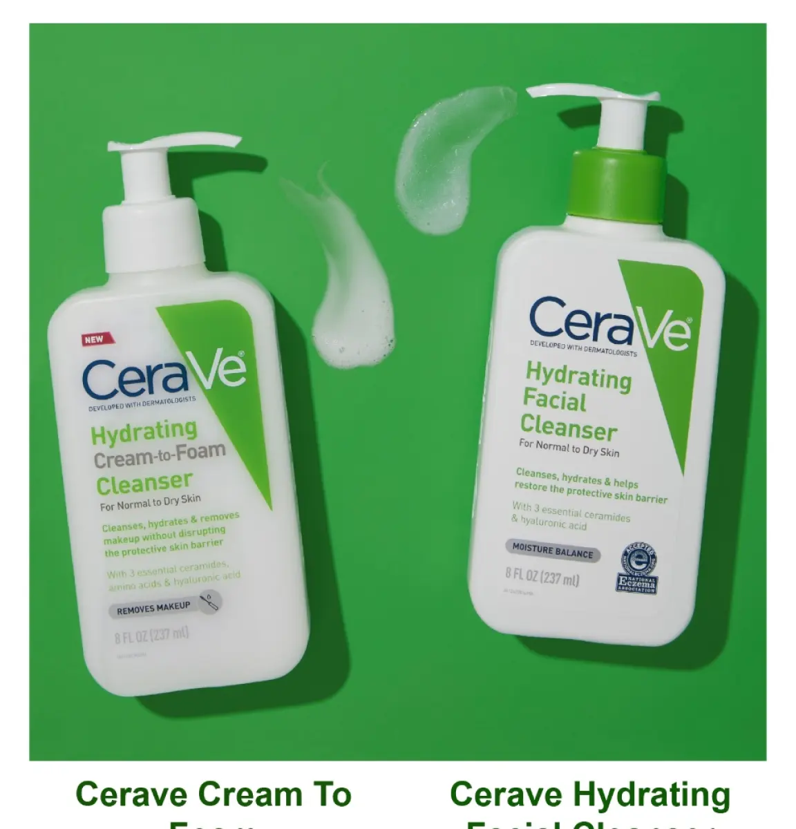 Sữa rửa mặt CeraVe Hydrating Cream-To-Foam Cleanser (473mL) | Lazada.vn
