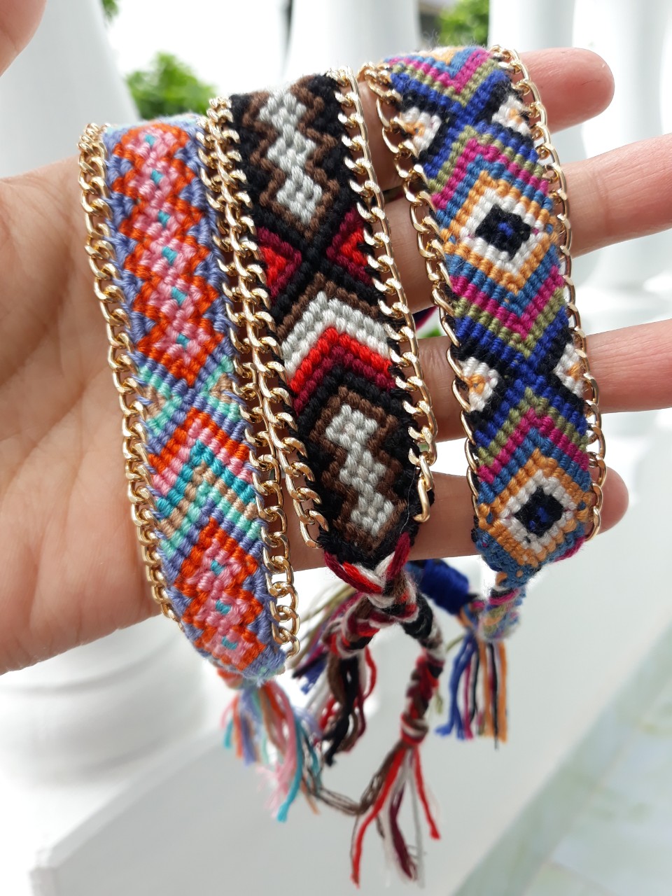 Vòng tay handmade thổ cẩm nam nữ vintage