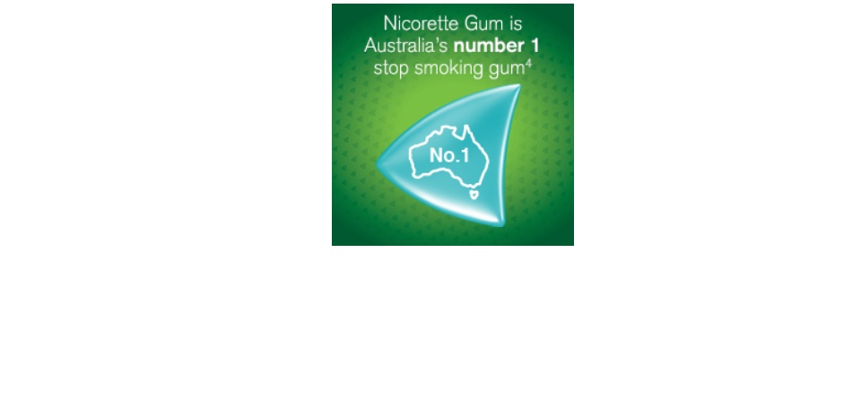 Kẹo singum cai thuốc lá Nicorette Hàng Úc có chứa 4mg Nicotin Vị Bạc Hà - Nicorette Quit Smoking Regular Strength Classic Flavour Chewing Gum 4mg 75 Pieces 4