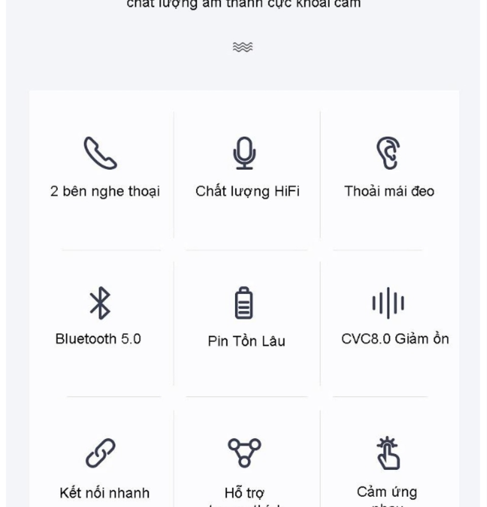 Tai Nghe Bluetooth Thế Hệ 12 5.0 TWS Nút Cảm Ứng Pin Trâu Có Cửa Sổ Kết Nối, Micro Đàm Thoại 2 Bên - Tai Nghe Không Dây Nhét Tai - Tai Nghe Bluetooth Mini - tai nghe bluetooth nhét tai 7