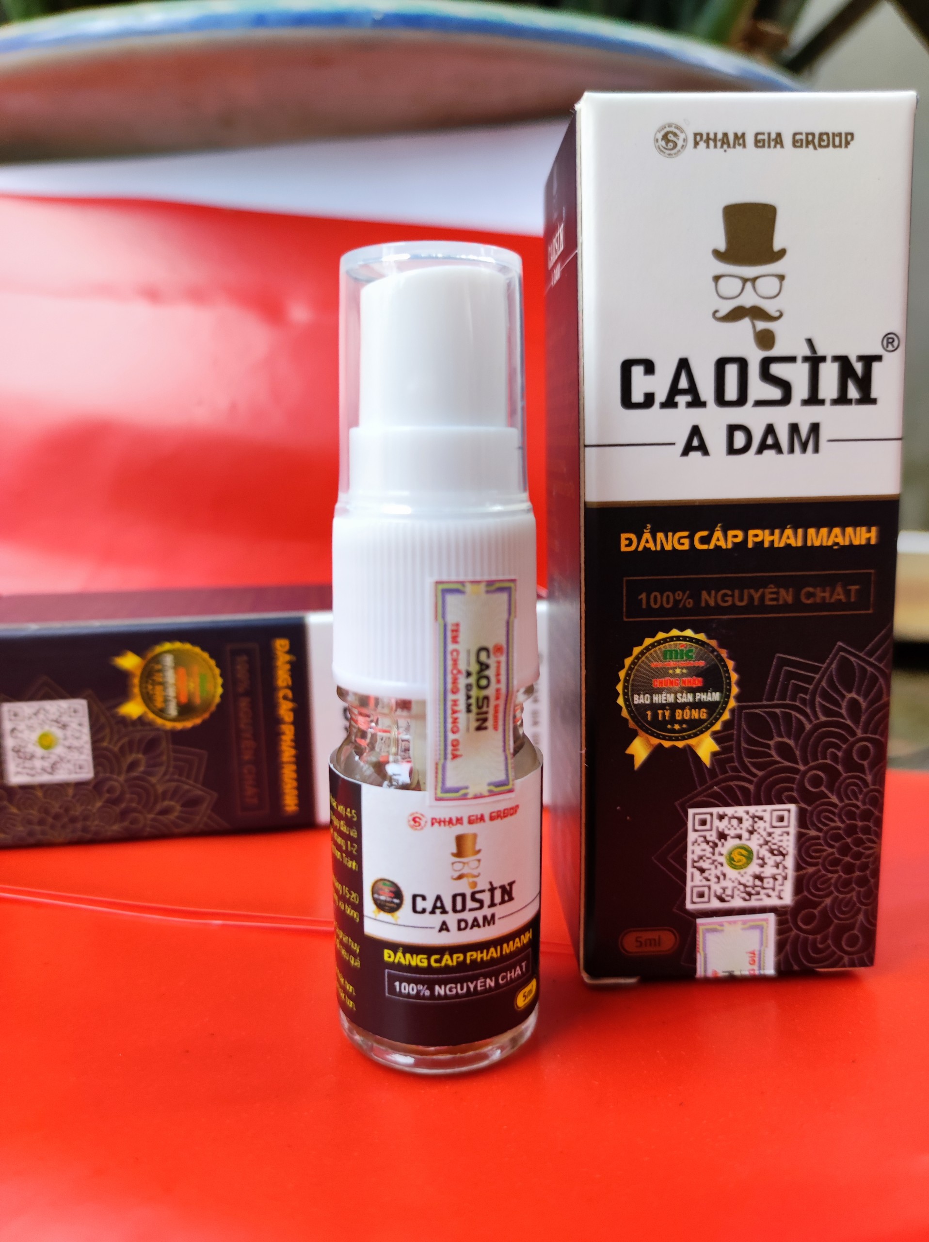 Sìn Sú Adam 5ml chính hãng kéo dài thời gian QH 30-60p