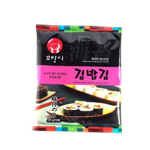 Rong Biển Gimbab Cuộn Cơm Nhập khẩu Hàn Quốc Tiện Lợi