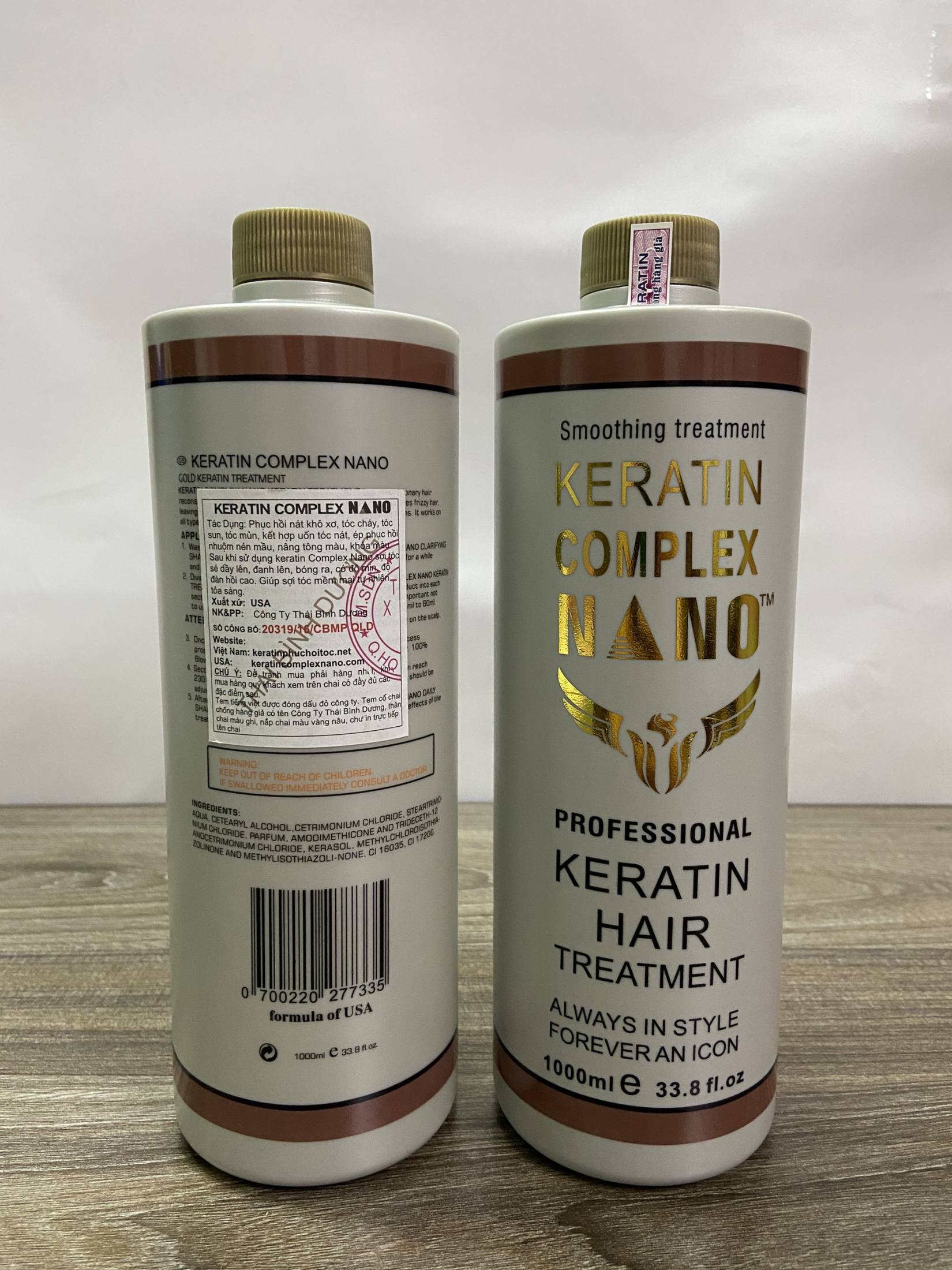 Hấp ủ tóc cao cấp keratin complex nano 1000ml