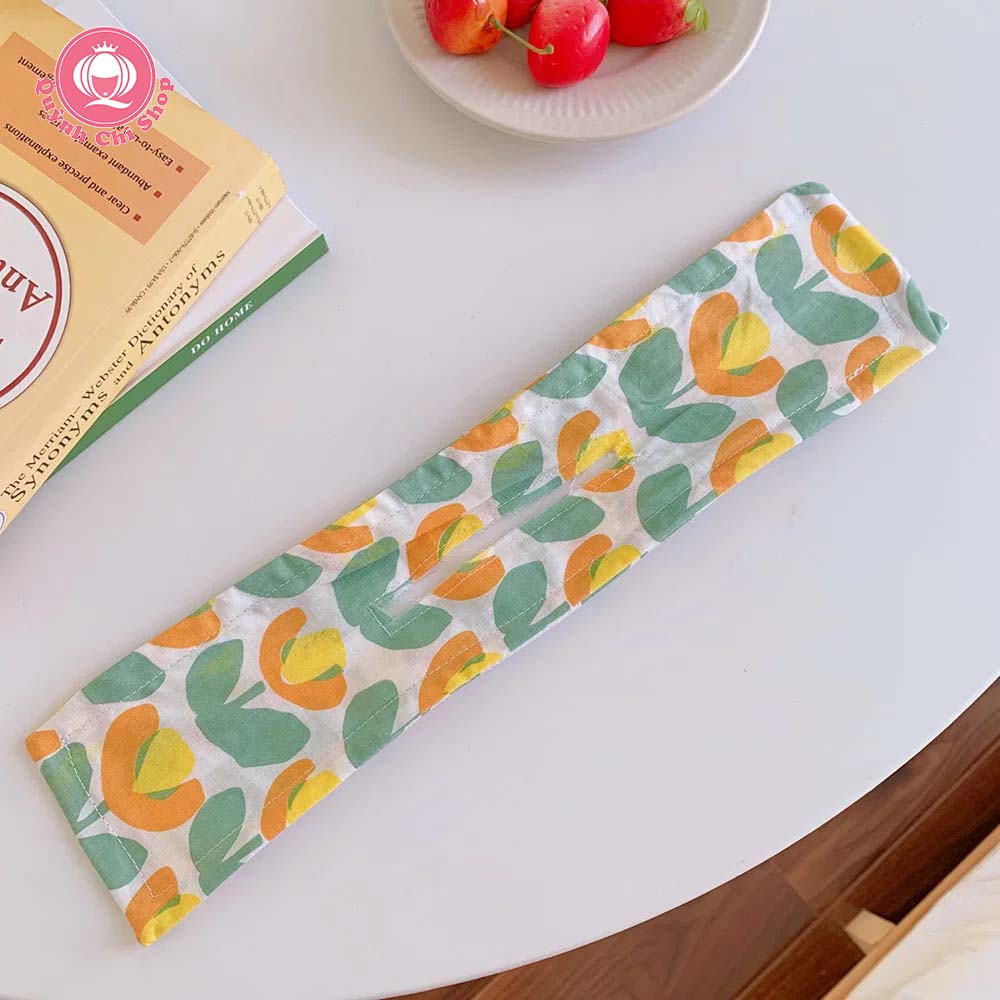 Kẹp tóc nơ, băng đô tóc Hàn Quốc 2 trong 1, búi cuộn gọn gàng, mát mẻ mùa hè