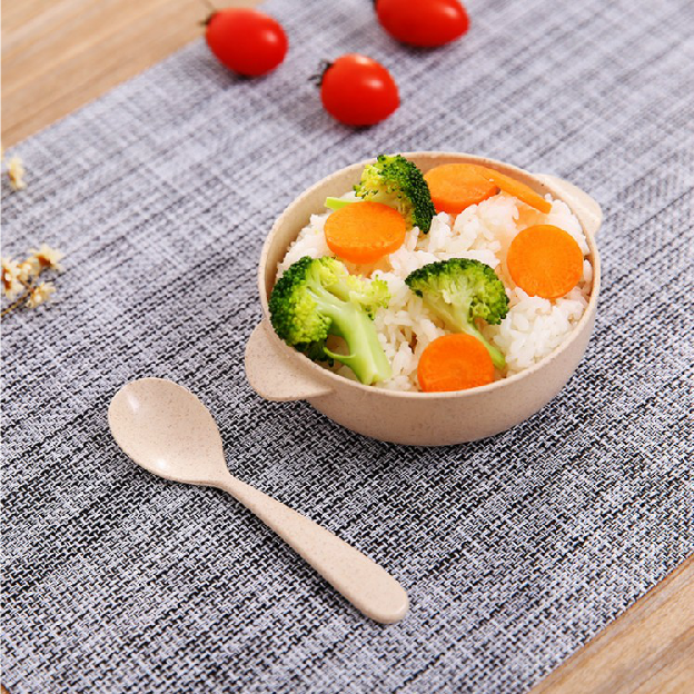 BỘ BÁT THÌA LÚA MẠCH CHO BÉ TẬP ĂN DẶM XINH XẮN TANASA