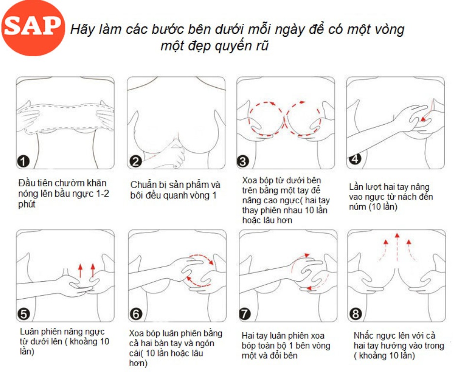 Tinh Dầu Nở Ngực PAPAYA Tăng Vòng 1 Hiệu Quả Tinh Khiết Tự Nhiên 8