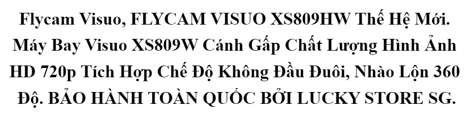 flycam visuo xs809hw