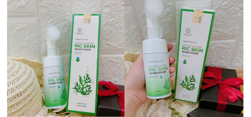 Combo Ric Skin làm sạch mụn, thâm nám, dưỡng trắng da 6