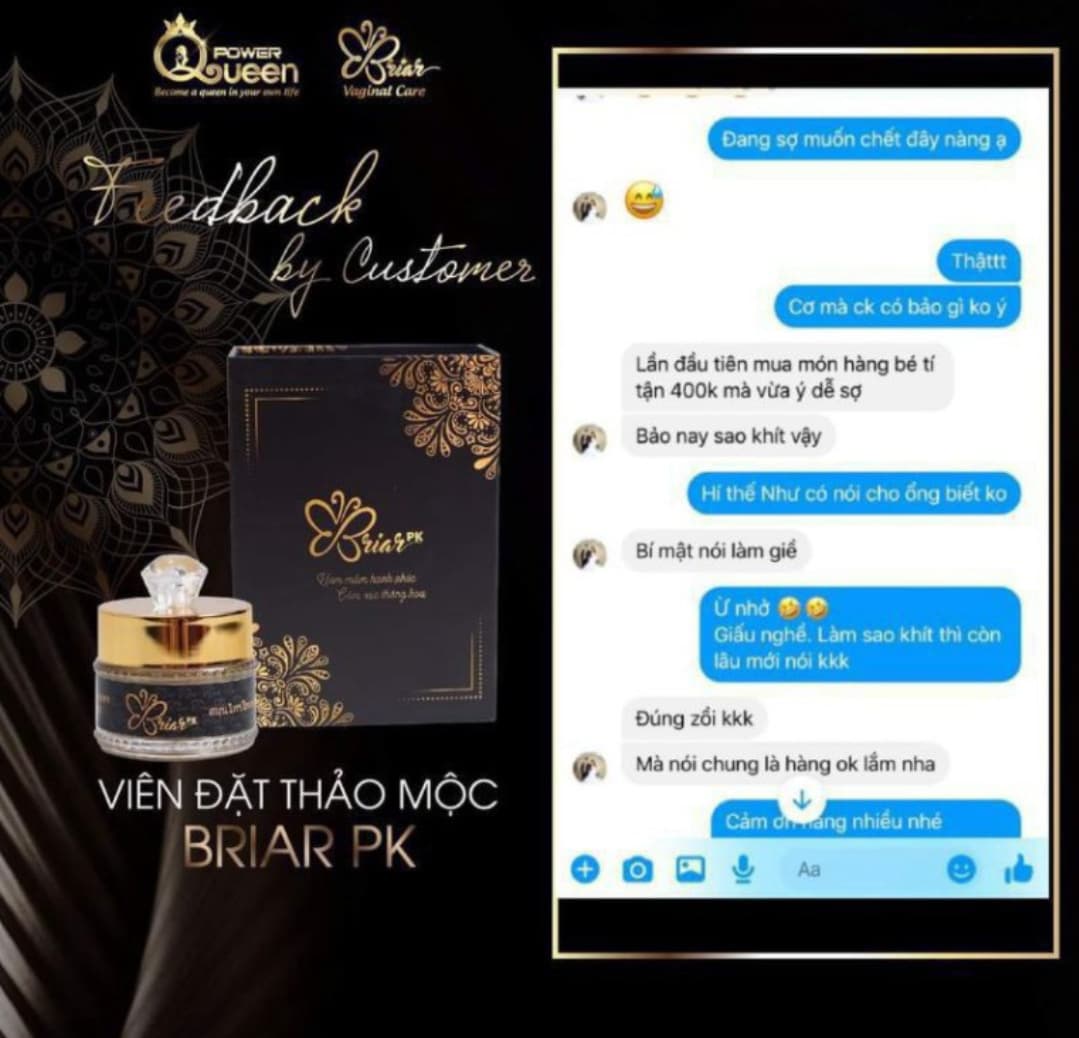 Viên đặt briar se khít âm đạo, se khít vùng kín(che tên sản phẩm) GHBEATY