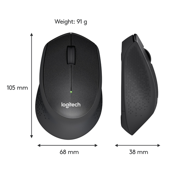 Chuột Không Dây Logitech M330 Silent Plus - Logitech M330 Silent Plus Wireless Mouse BẢO HÀNH 12 THÁNG