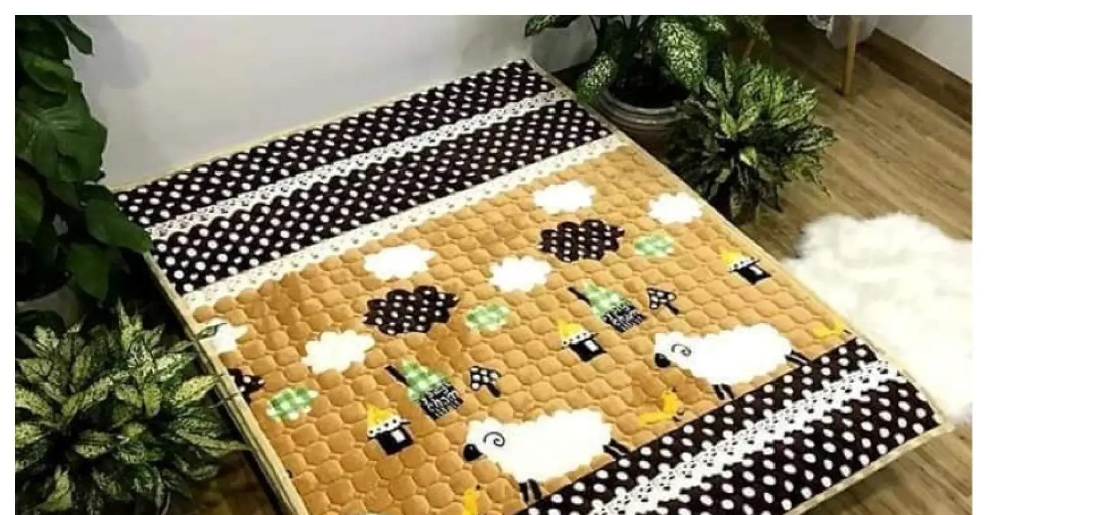 Thảm sàn nhà thảm nằm chơi cho bé