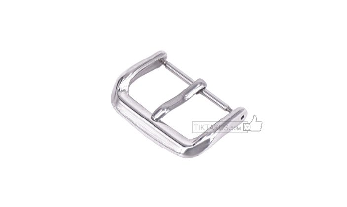 Khóa gài dây đồng hồ cao cấp thép không gỉ 316L size 18mm 2