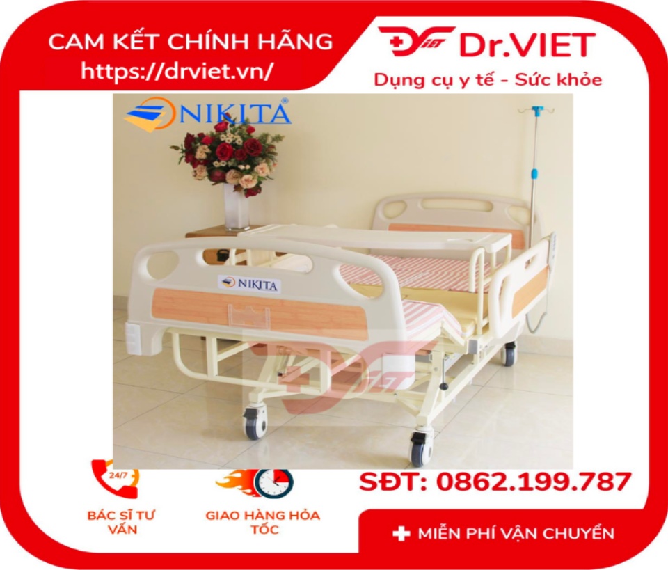 Giường bệnh viện NIKITA DCN08 Chính hãng - Đa chức năng cao cấp, Bảo hành 12 tháng, nệm chống loét, xuất xứ Nhật Bản, điều khiển bằng remote 64 Giường bệnh viện NIKITA DCN08 Chính hãng - Đa chức năng cao cấp, Bảo hành 12 tháng, nệm chống loét, xuất xứ Nhật Bản, điều khiển bằng remote