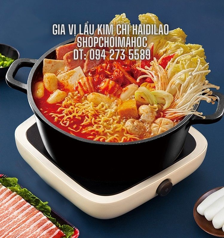 Gia vị lẩu Haidilao vị lẩu kim chi