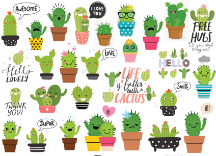 Sticker dán sổ tay, trang trí sổ dán ảnh, scrapbook, nhãn dán sinh nhật, giáng sinh