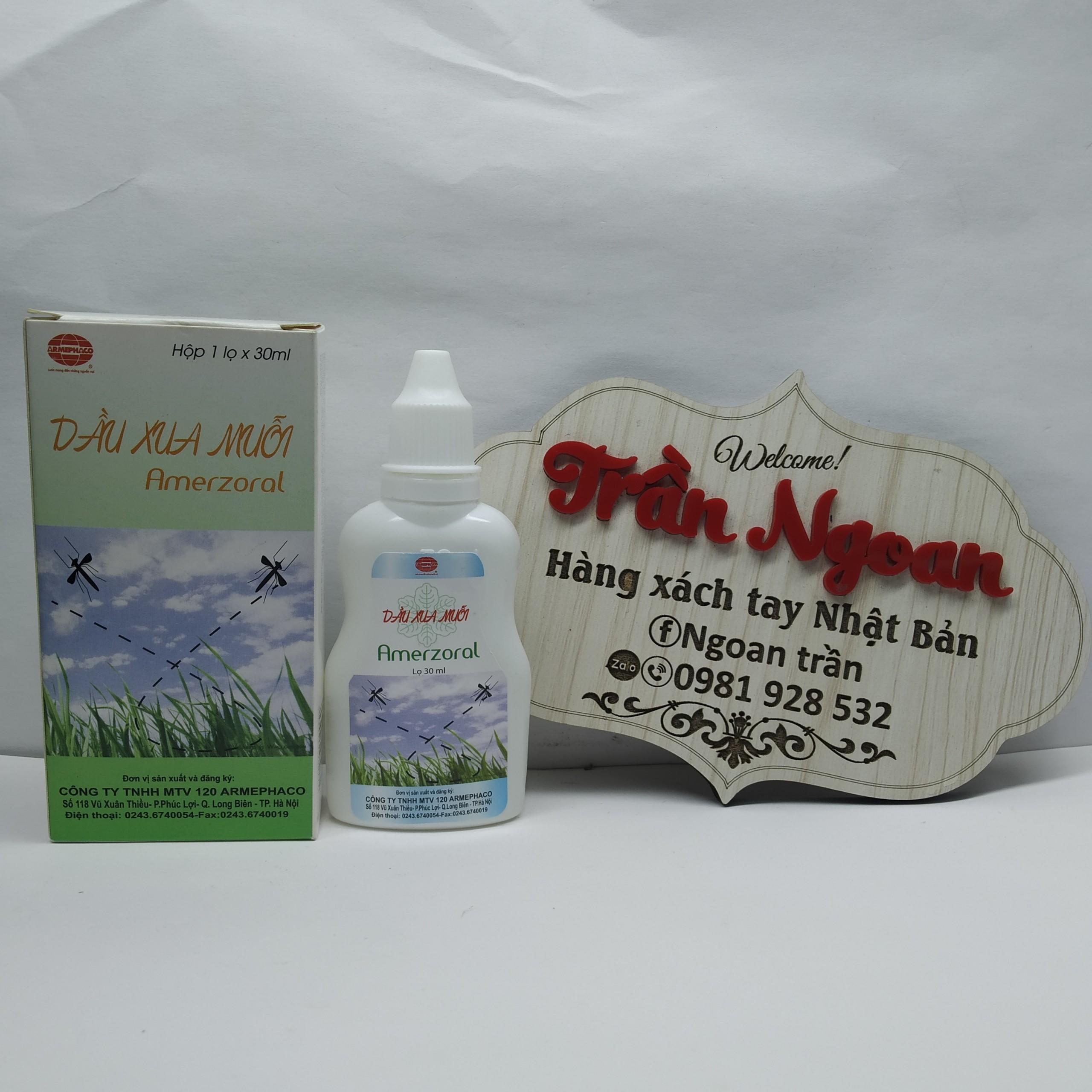 Dầu Xua Muỗi Amerzoral - Lọ 30ml