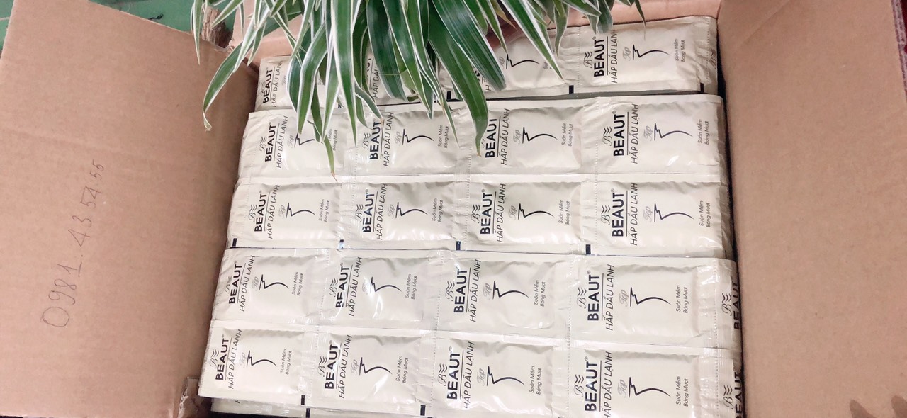 1 dây dầu hấp lạnh bóng mượt tóc, thơm lâu beaut top