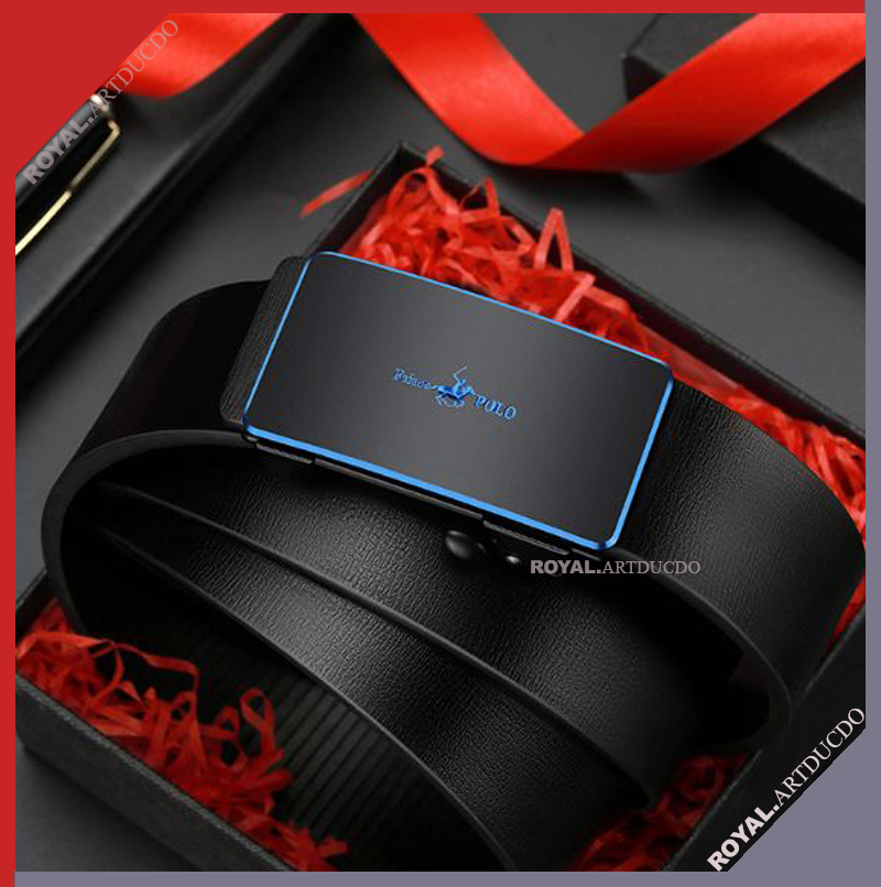 Thắt Lưng Da Nam Dây Nịt Nam Da Bò cao cấp hàng hiệu FAIAOEPOLO - Khóa Tự Động Full Hộp Đựng Cao Cấp