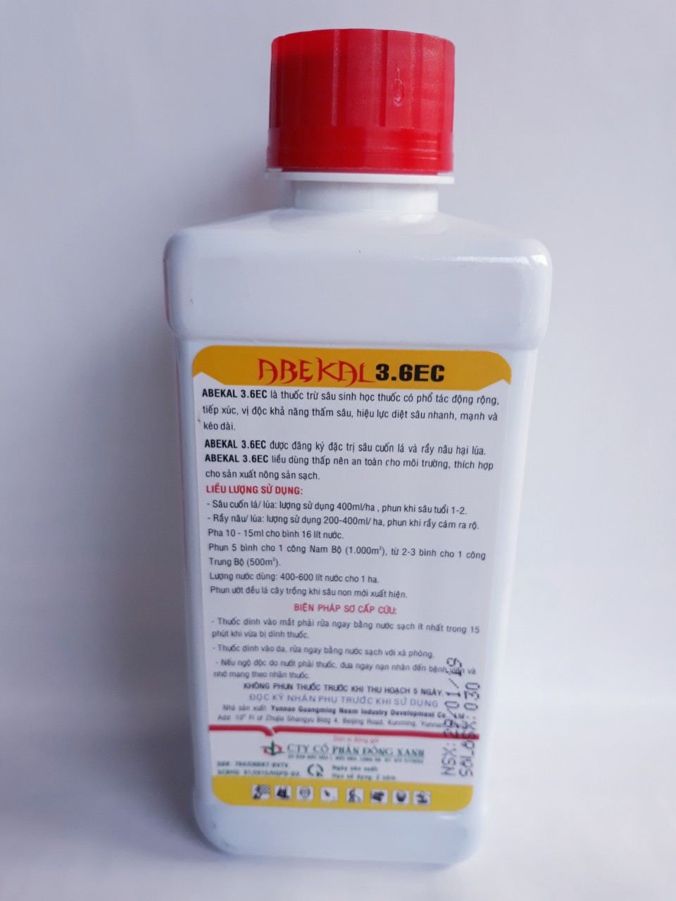 ABEKAL 3.6EC (450ml) đặc trị siêu diệt sâu, rầy hiệu quả