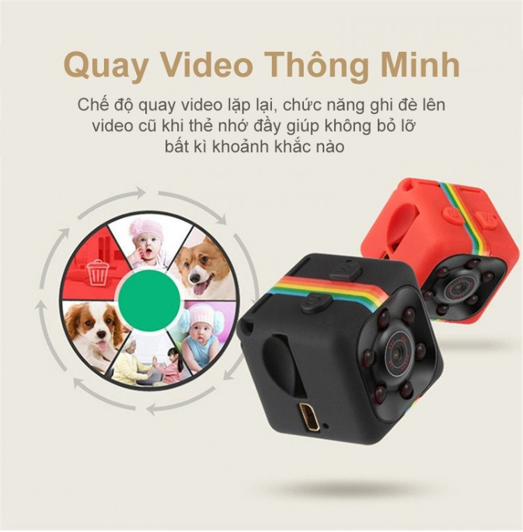 Camera siêu nhỏ mini,Camera Hành Trình Mini DV SQ11 Full HD 1080P Hỗ Trợ Ban Đêm Cao Cấp AZONE,thiết kế nhỏ gọn, quay phim cho chất lượng hình ảnh rõ nét,Hỗ trợ thẻ nhớ lên đến 32G Bảo Hành 12T
