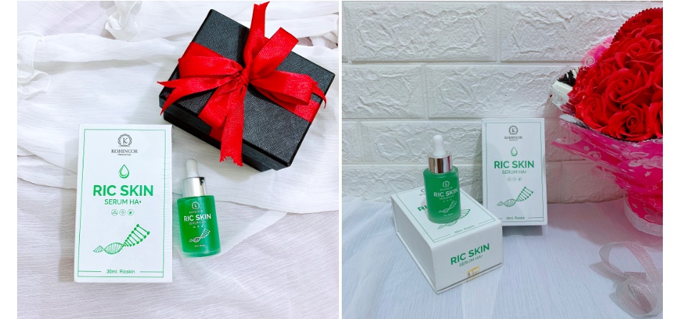 Combo Ric Skin làm sạch mụn, thâm nám, dưỡng trắng da 4