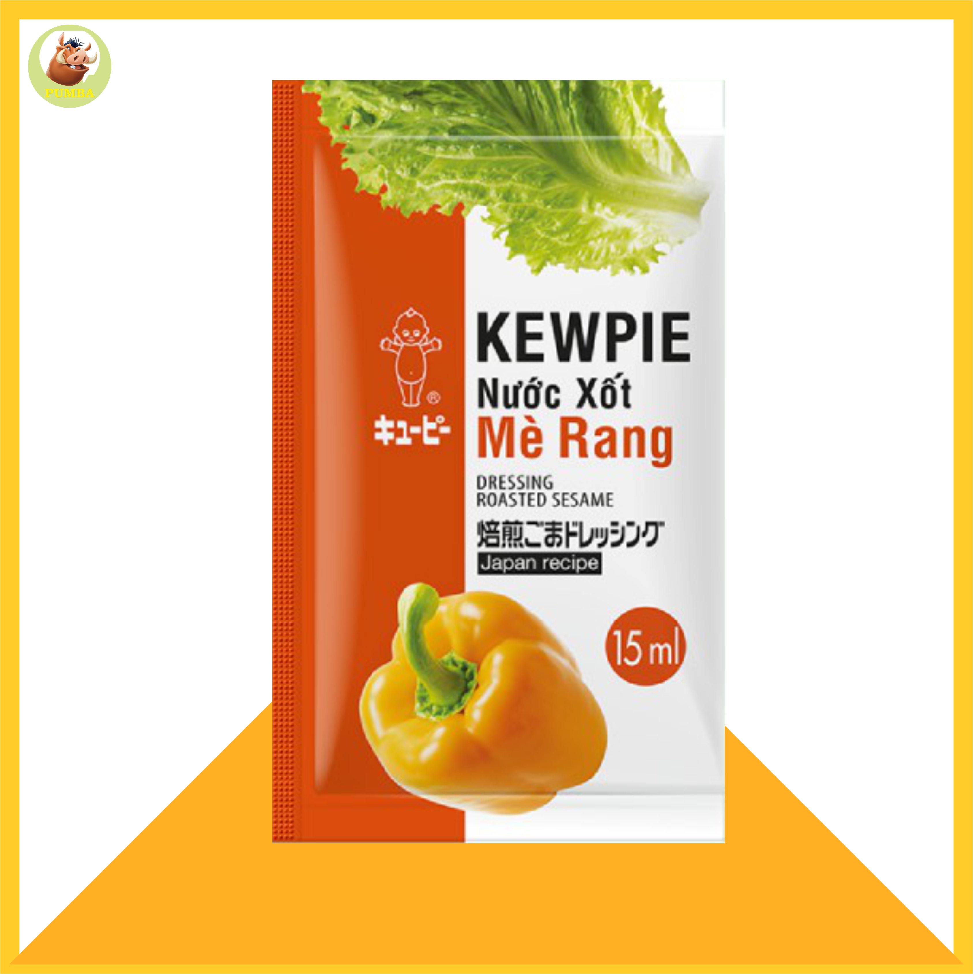 Nước sốt mè rang Kewpie 15ml PumBa Food