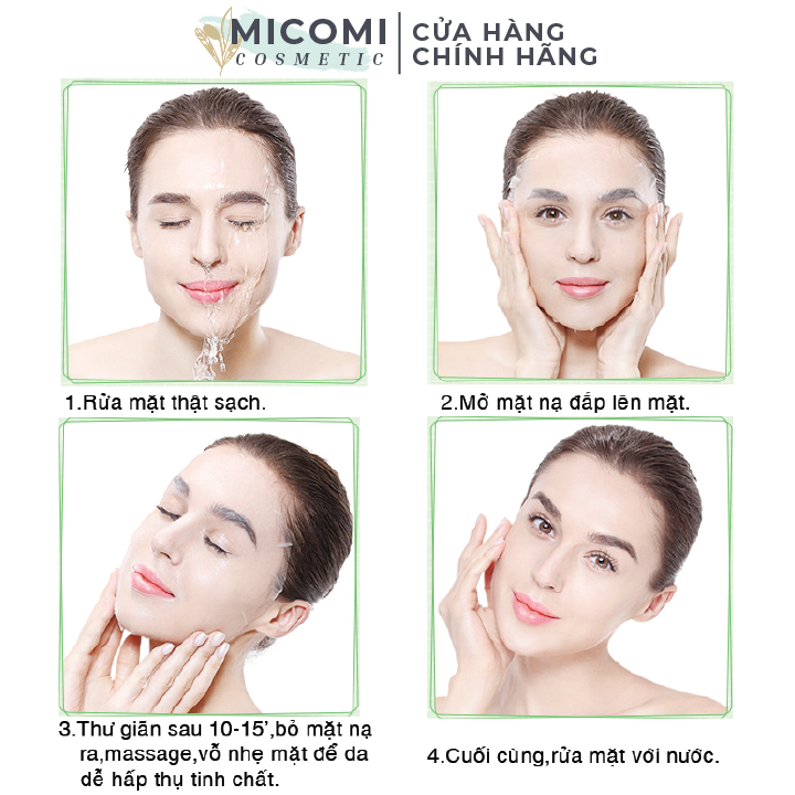 COMBO 10 Mặt Nạ Trái Cây V7 Dưỡng Trắng Da Cấp Ẩm Ngừa Mụn Mask Giấy Đắp Mặt Toning Youth  Vitamin Bioqua Nội Địa Trung MICOMI Cosmetics Táo l Kiwi l Cam l Dâu