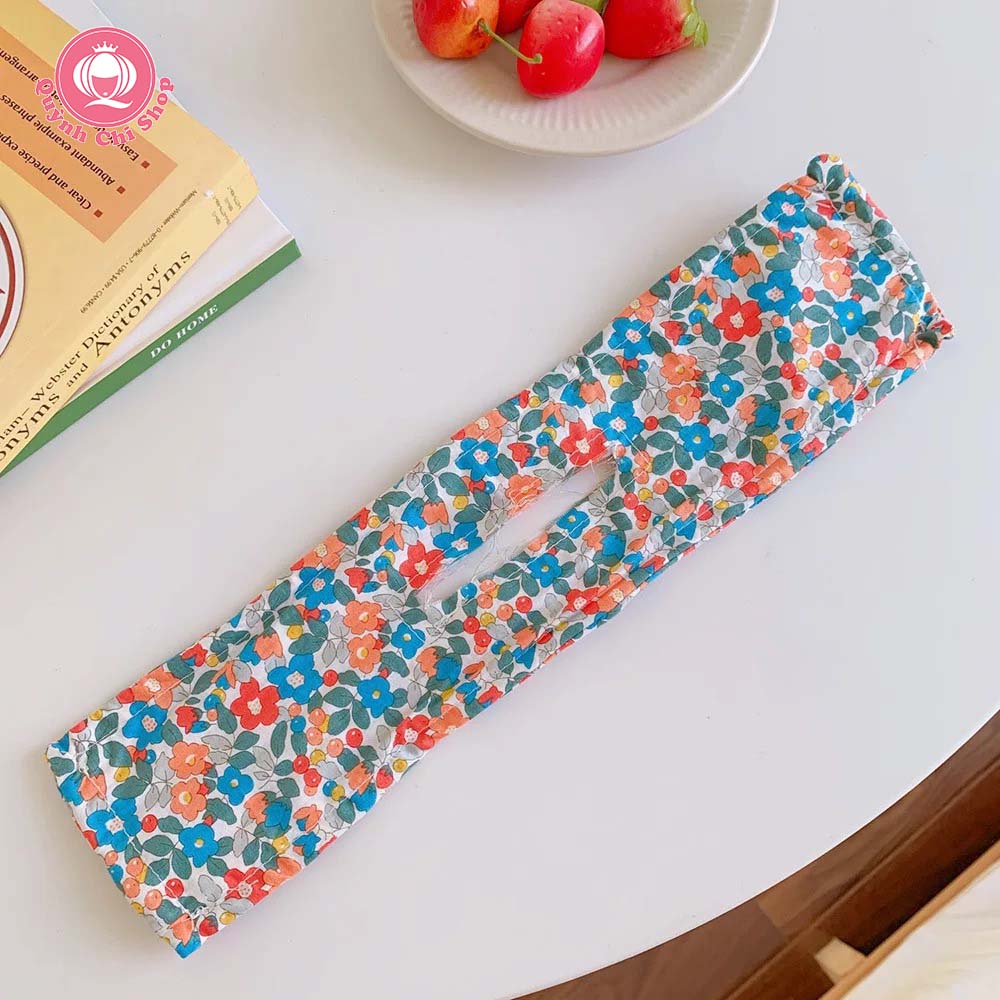 Kẹp tóc nơ, băng đô tóc Hàn Quốc 2 trong 1, búi cuộn gọn gàng, mát mẻ mùa hè