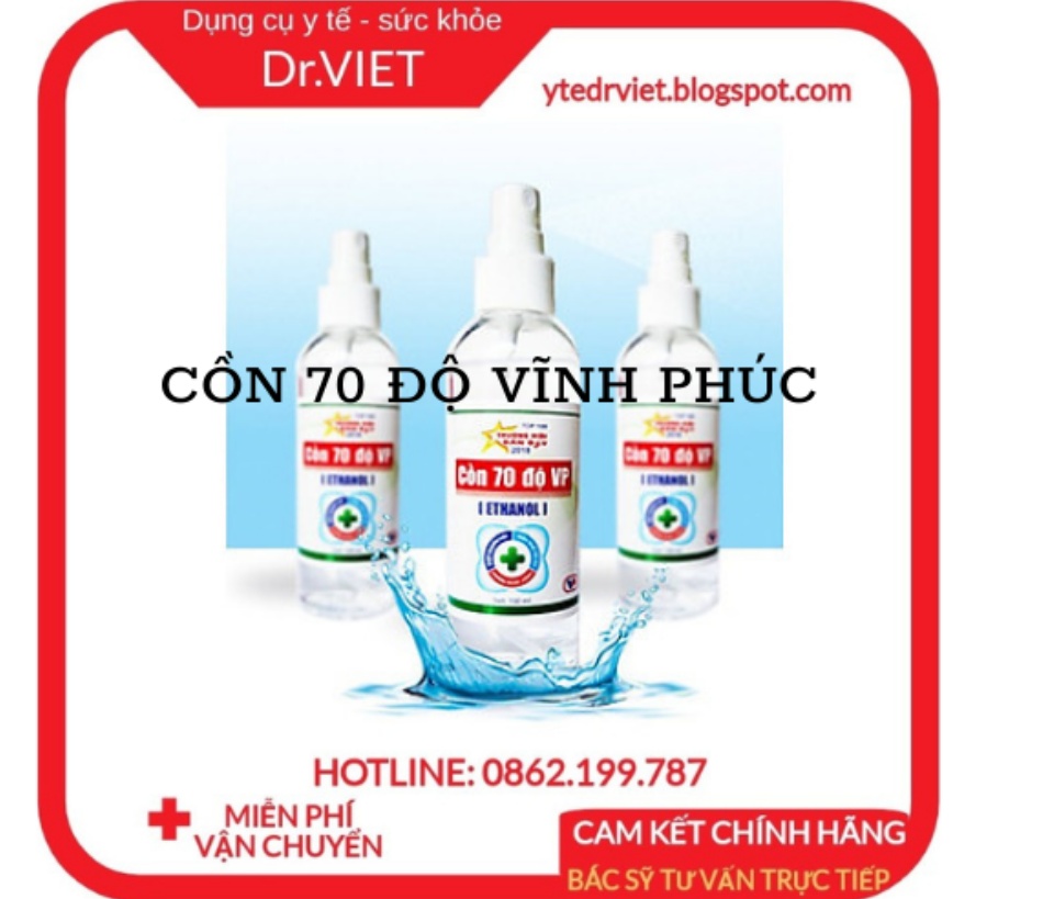 Nước ethanol 70 độ Vĩnh Phúc dùng để xử lý làm sạch môi trường, sát khuẩn bề mặt vật dụng và có thể xử lý vi khuẩn trên con người, bề mặt da, sát khuẩn vết thương, diệt khuẩn, sát khuẩn dụng cụ y tế, đồ vật DrViet 58 Nước ethanol 70 độ Vĩnh Phúc dùng để xử lý làm sạch môi trường, sát khuẩn bề mặt vật dụng và có thể xử lý vi khuẩn trên con người, bề mặt da, sát khuẩn vết thương, diệt khuẩn, sát khuẩn dụng cụ y tế, đồ vật DrViet