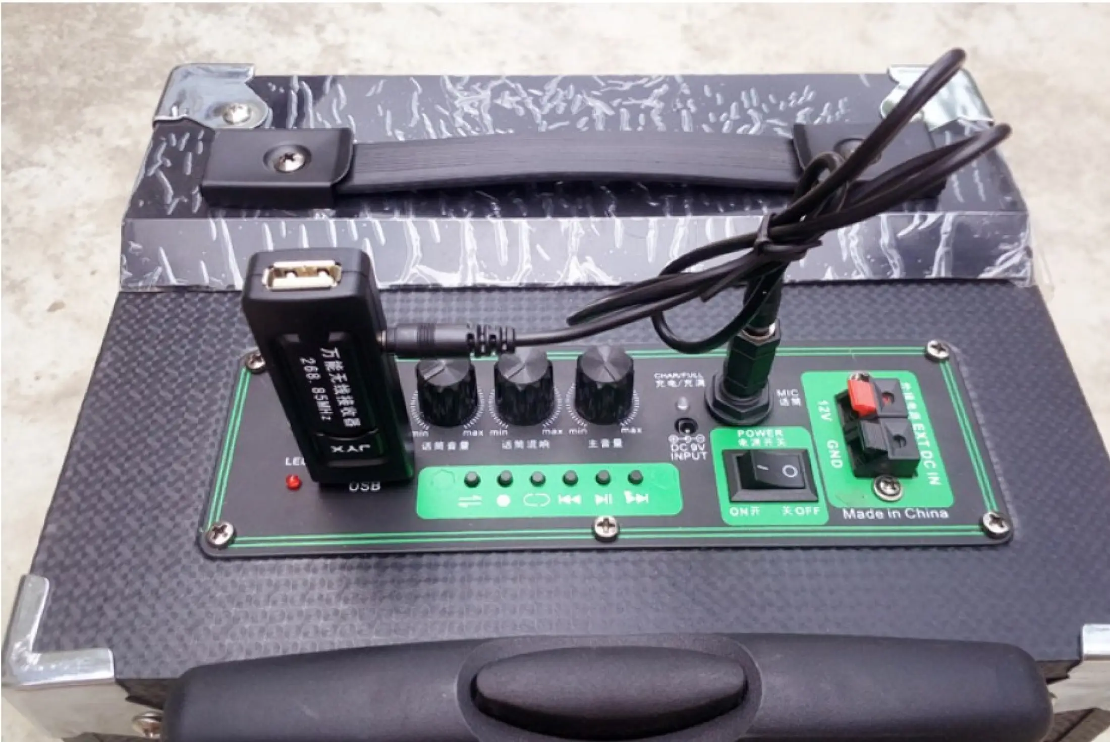 Bộ 2 micro Karaoke không dây đa năng Băng tần UHF V20 cho DÙNG CHO