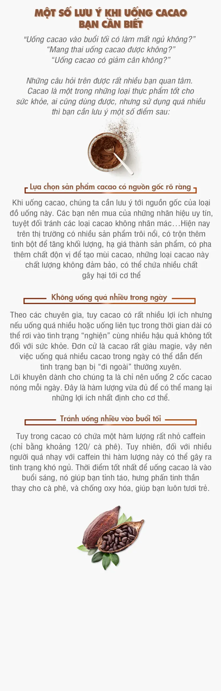 Bột CACAO SỮA hòa tan 3 in 1 Light Cacao đậm đà thơm ngon,dùng pha uống liền, đặc biệt không pha trộn hương liệu, 100% từ cacao nguyên chất - hũ 550g - 650gr