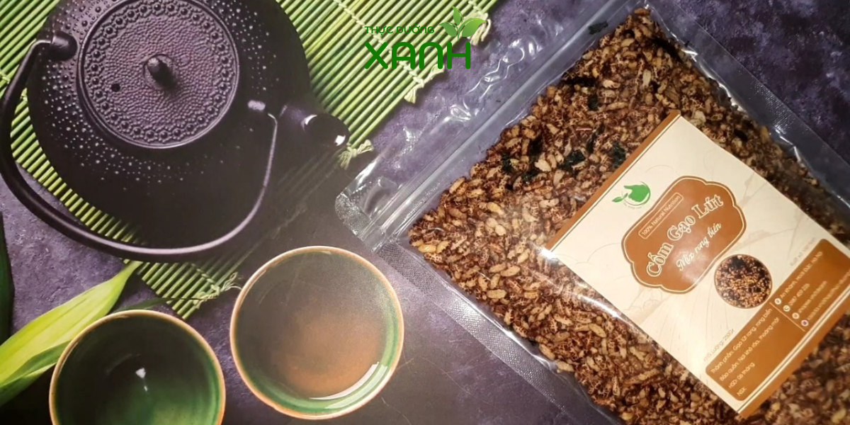 250Gr Gạo Lứt Sấy Rong Biển, Cốm Gạo Lứt / Gạo Lứt Rang - Thực Dưỡng Xanh