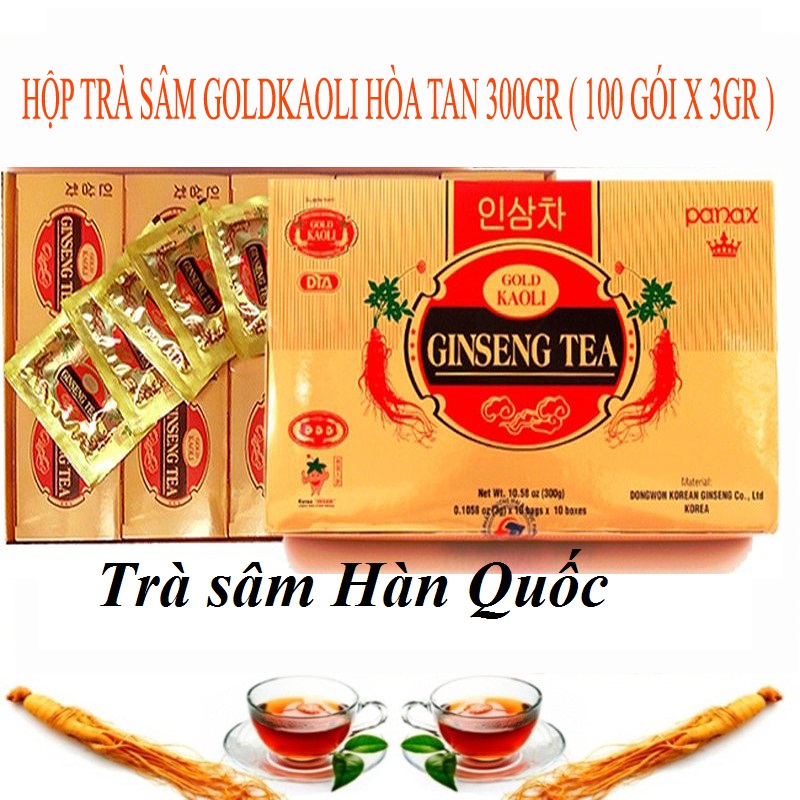 Trà nhân sâm Hàn Quốc Gold Kaoli 200 gói giá bán lẻ rẻ như bán sỉ - Vikita