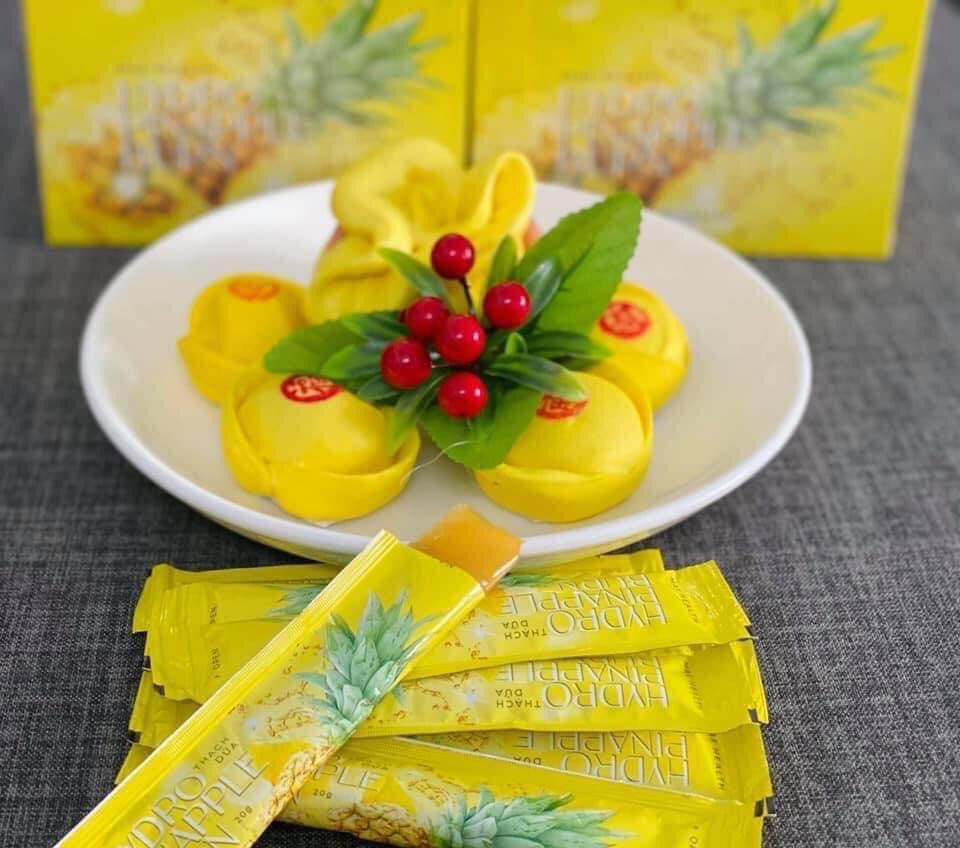 Thạch Dứa Cần Tây Collagen- Giúp Giảm Mỡ, Kiểm Soát Cân Nặng,Đẹp Dáng , Sáng Da