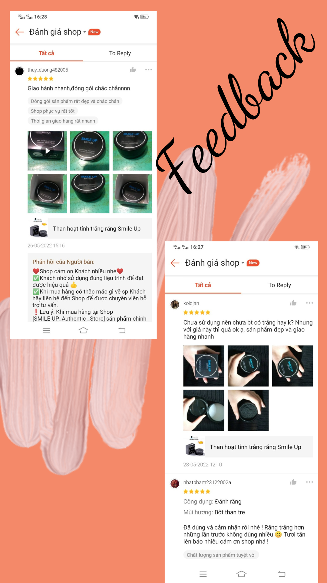 Trắng răng than hoạt tính SMILE UP hủ 100g