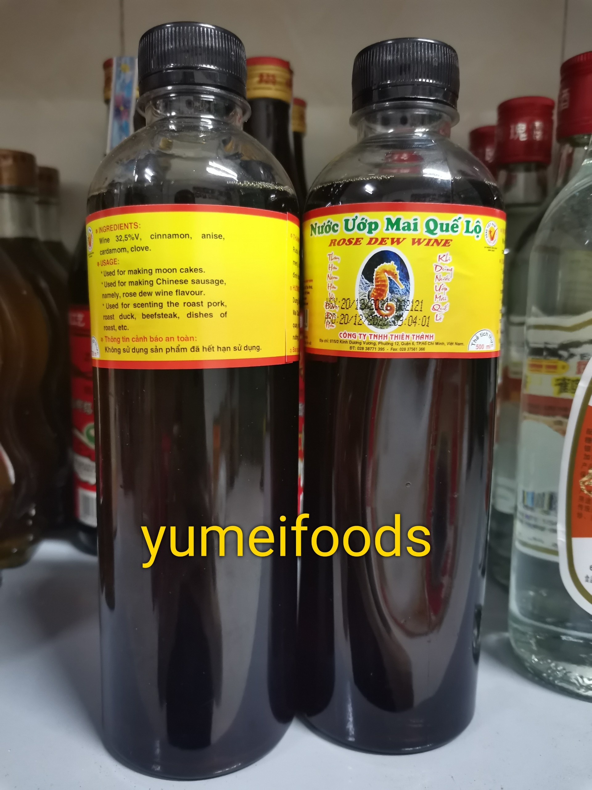 Ru Mai Quế Lộ Hồi Quế chai 500ml - Ướp Thịt Nướng/ Lạp Xưởng/ Nhân Bánh Trung Thu